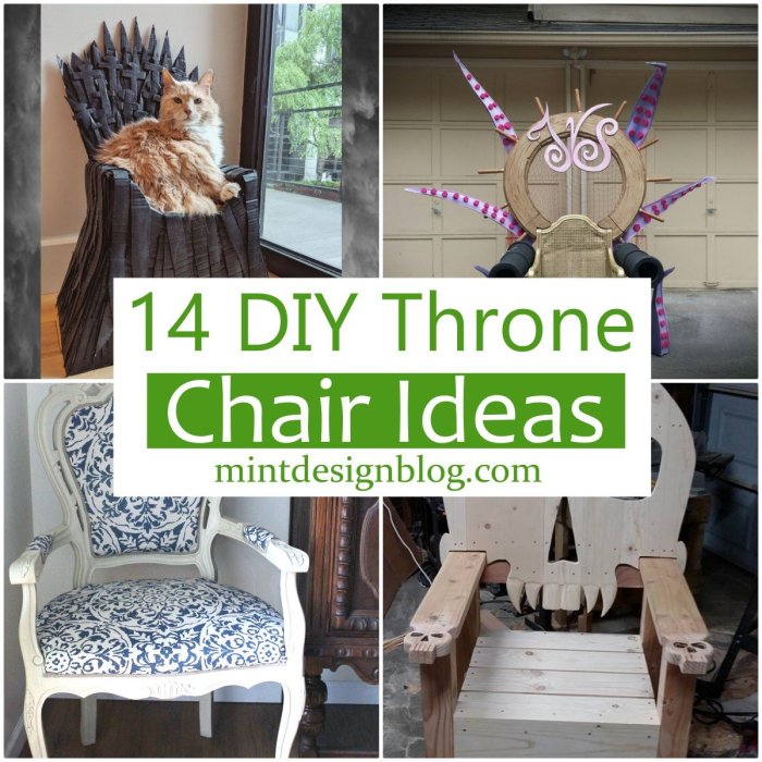 Diy throne chair