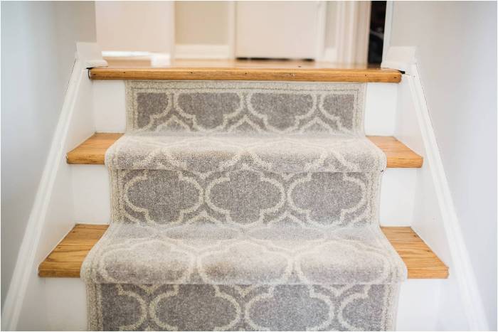 Diy stair carpet runner