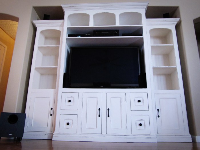 Entertainment center diy