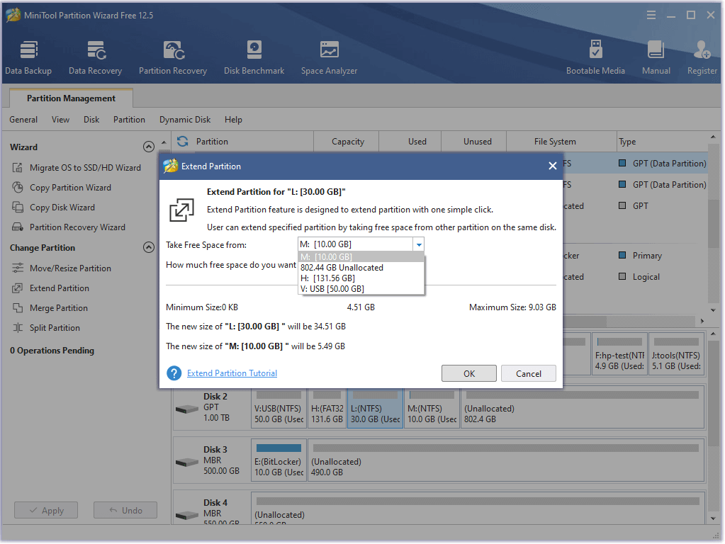 Minitool partition wizard free