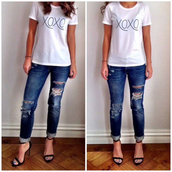 Diy ripped jeans