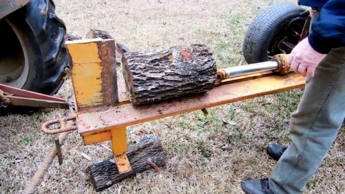 Diy wood splitter