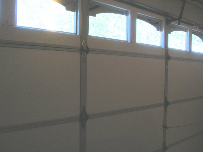 Insulate a garage door diy