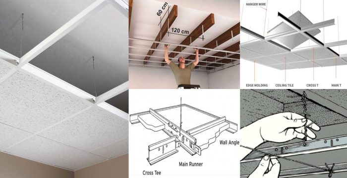 Diy suspended ceiling