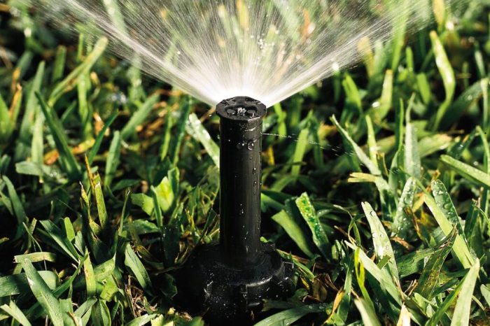 Diy yard sprinkler system