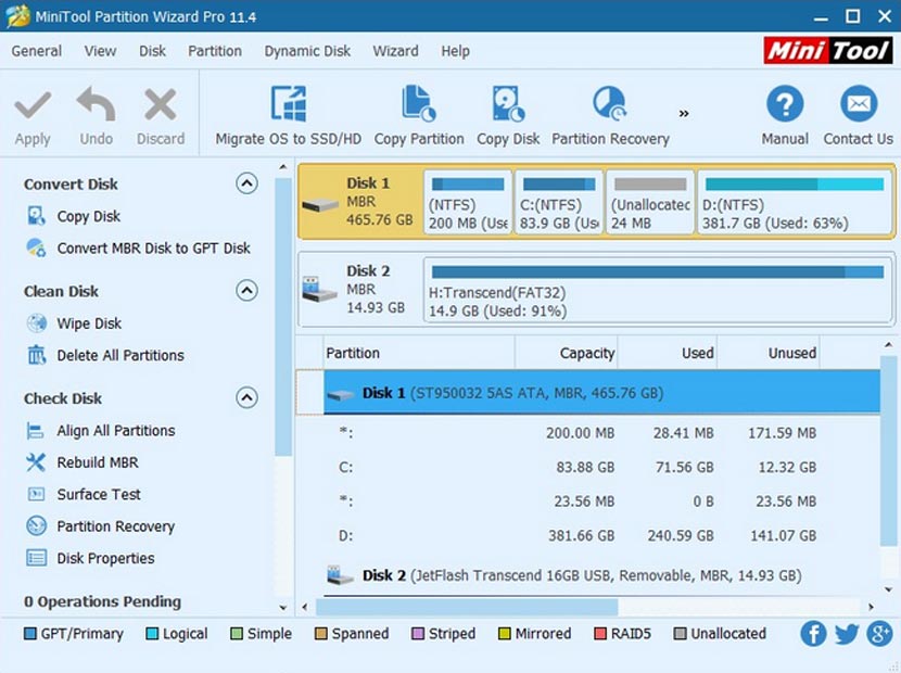 Minitool partition wizard free