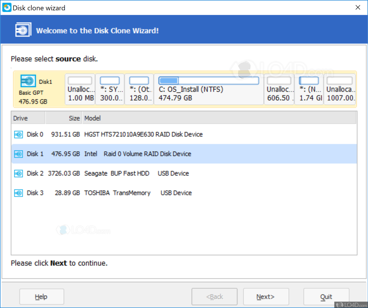 Easeus partition master