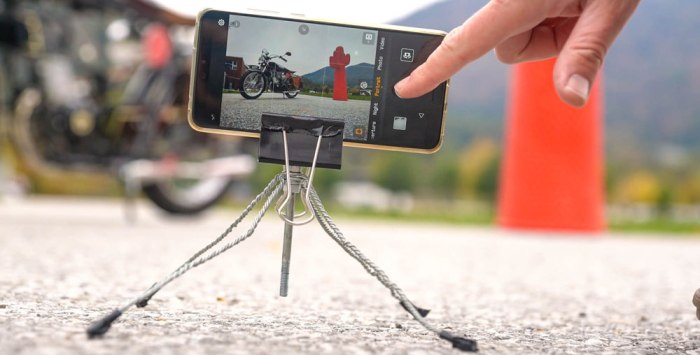 Diy phone tripod